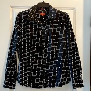 Talbots Haberdashery Button Down Shirt Modern Prep Preppy Literary Chic Classic